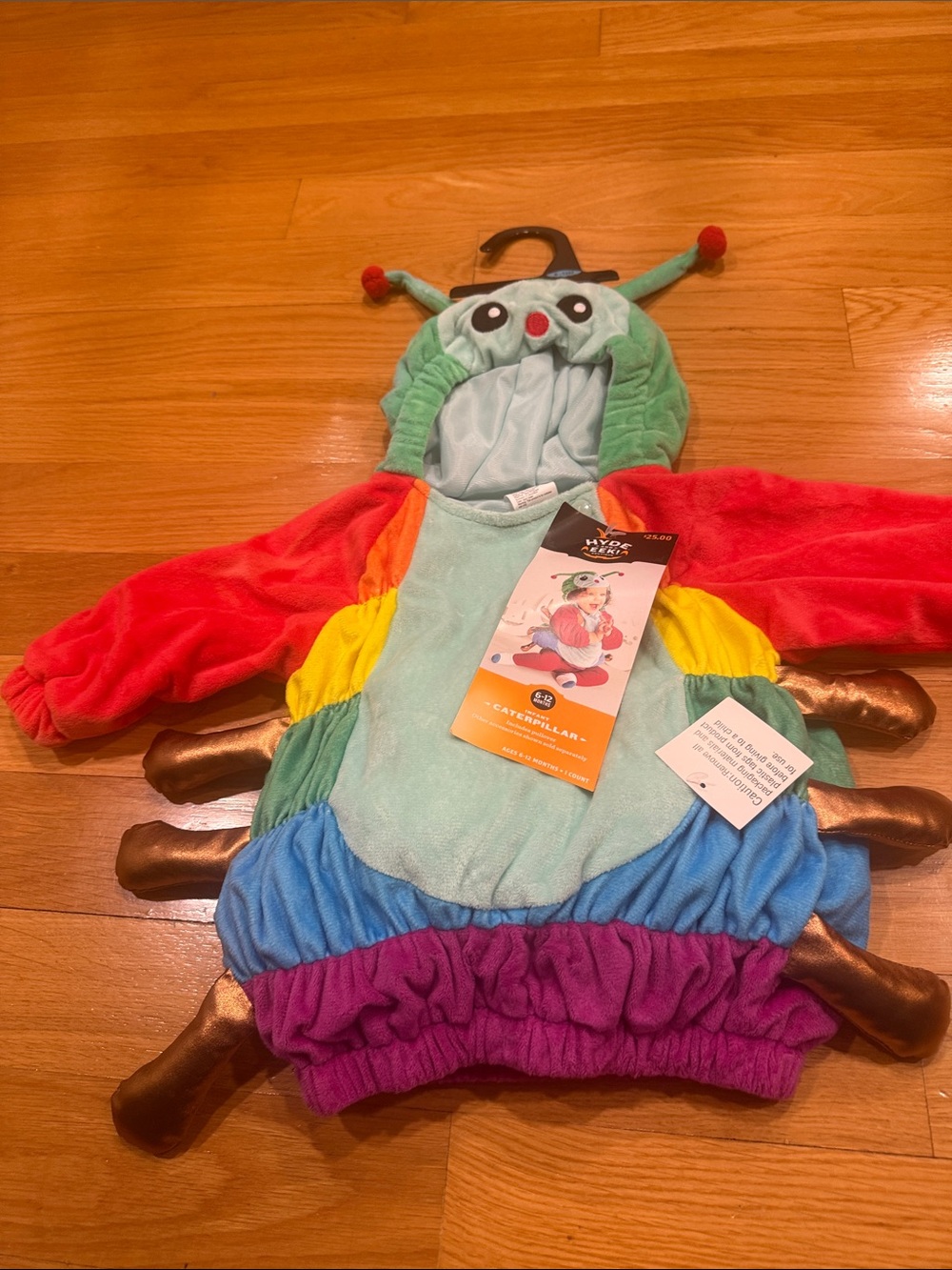 NWT HYDE and EEK infant caterpillar costume size 6-12 months